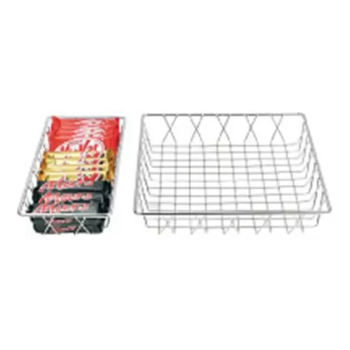 Display Basket Chrome Oblong 35 x 30 x 5cm - pack size 1