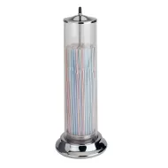 Lockhart Chrome Straw Dispenser - pack size 1