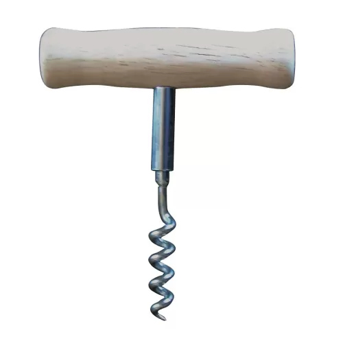 Lockhart T-Shaped Wooden Handle Traditional Corkscrew - pack size 1