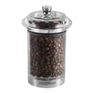 Cole & Mason Pillar Clear Acrylic Pepper Mill 11.5cm - pack size 1
