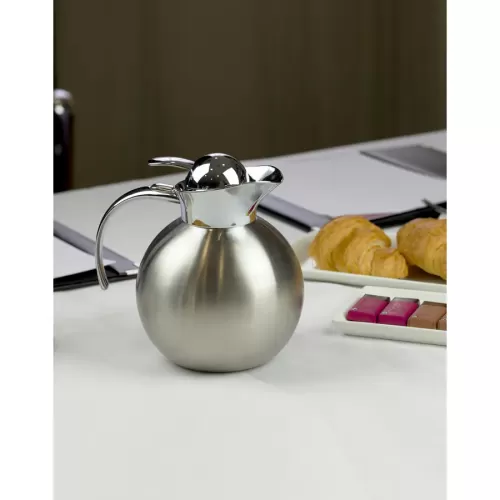 Elia Vacuum Beverage Pot Stainless Steel Liner Lever Pour 1.2Litre - pack size 1