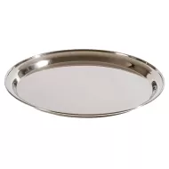 Service Tray Stainless Steel Round 41cm - pack size 1