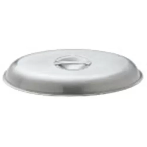 Serving Dish Cover Stainless Steel Oval 18x25cm - pack size 1