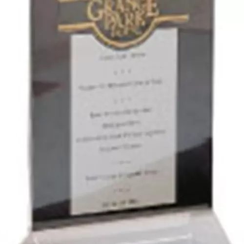 A5 Menu Holder Clear Perspex 15 x 22cm - pack size 1