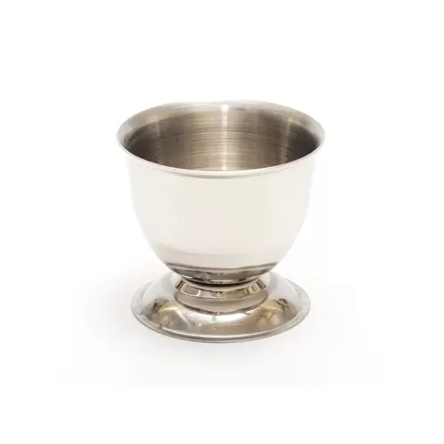 Egg Cup With Foot Stainless Steel Round - pack size 1