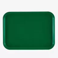 Cambro Fast Food Plastic Green Rectangular Tray 34.5x26.5cm - pack size 1