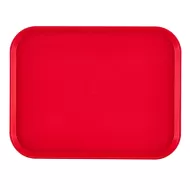 Cambro Fast Food Plastic Red Rectangular Tray 45x35cm - pack size 1