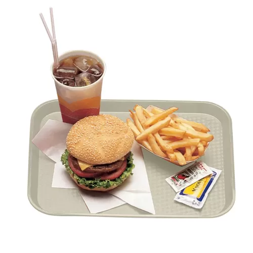 Cambro Fast Food Plastic Light Peach Rectangular Tray 45x35cm - pack size 1