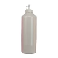 Sauce Bottle Beige Plastic 100cl - pack size 1