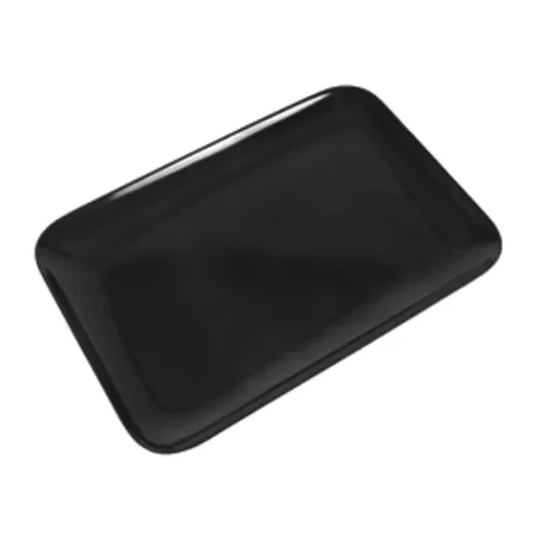 Tray Black Melamine Oblong 23 x 33cm - pack size 1