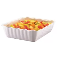 Cambro Tulip Deli White Rectangular Presentation Crock 26.5x33.5x8cm 4.6 Litre - pack size 1