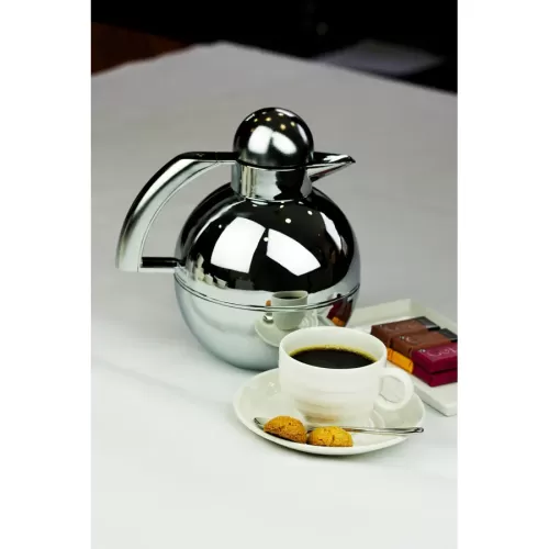 Elia Chrome Glass Lined Spherical Vacuum Jug 1Litre - pack size 1
