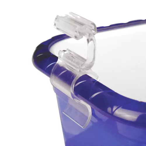 Ticket Clamp Clear Nylon 2cm Adjustable Arm - pack size 1