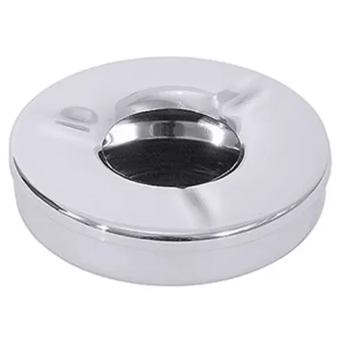 Contacto Ashtray 18/10 Mirror Polished Stainless Steel 11x3.5cm - pack size 1