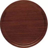 Cambro Capri Laminated Mahogany Round Tray 32cm - pack size 1