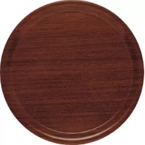 Cambro Capri Laminated Mahogany Round Tray 32cm - pack size 1