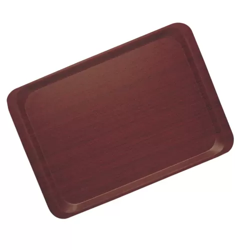 Cambro Capri Laminated Mahogany Euronorm Tray 53x37cm - pack size 24