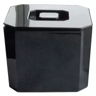 Lockhart Black Octagonal Plastic Ice Bucket 4.5ltr - pack size 1