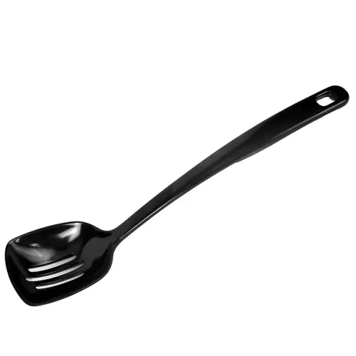 Slotted Spoon Black Melamine 31cm - pack size 1