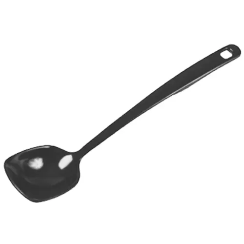 Solid Spoon Black Melamine 31cm - pack size 1