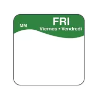 DayMark Label Friday Removable Square 25mm - pack size 1