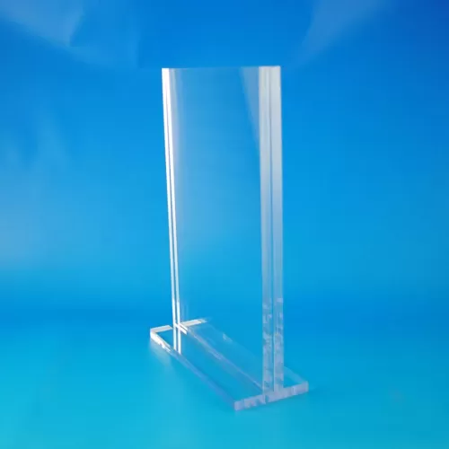 A5 Menu Holder Clear Acrylic With Base - pack size 1