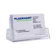 Card & Leaflet Holder Clear Acrylic - pack size 1