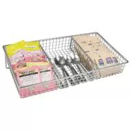 Display Basket Chrome Oblong 36 x 20 x 5cm - pack size 1