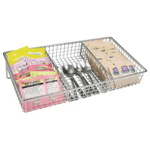 Display Basket Chrome Oblong 36 x 20 x 5cm - pack size 1