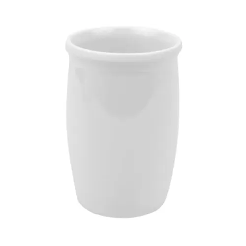 White Melamine Dressing Pot 110 x167mm 1L - pack size 1