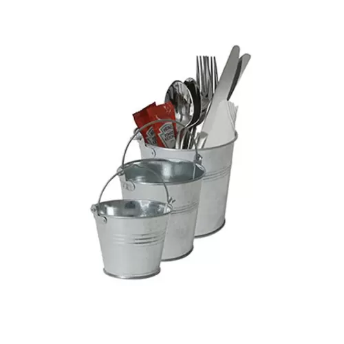 Mini Galvanised Steel Bucket 13 x 12cm - pack size 1