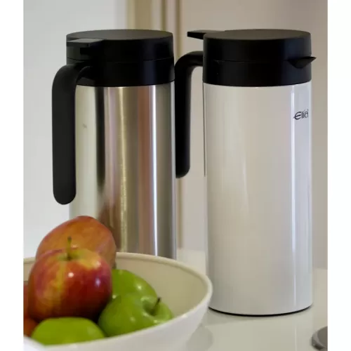 Elia Stainless Steel Cylindrical Vacuum Jug 1Litre - pack size 1