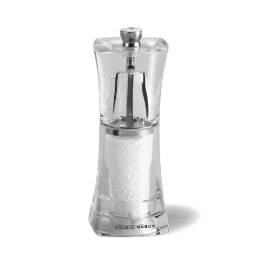 Cole & Mason Acrylic Capstan Crystal Salt Mill 12.5cm - pack size 1