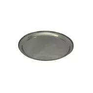 Tray Round Stainless Steel 35cm - pack size 1