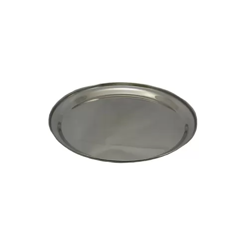 Tray Round Stainless Steel 35cm - pack size 1