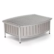 Large buffet station with wire grill - Natural - pack size 1