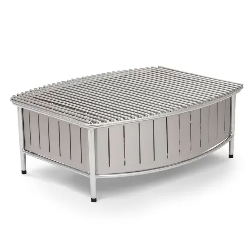 Large buffet station with wire grill - Natural - pack size 1