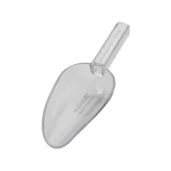 Lockhart Clear Plastic Drainer Ice Scoop - pack size 1