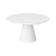 Cake Stand Round Melamine White 31 x 16cm - pack size 1