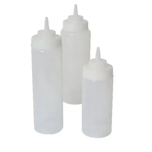 Squeeze Bottle Wide Neck Clear 16oz 47cl - pack size 1