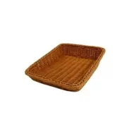 Poly Wicker Willow Basket 33.7x33.1cm - pack size 1