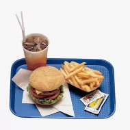 Cambro Fast Food Polypropylene Dark Blue Rectangular Tray 40x30cm - pack size 1