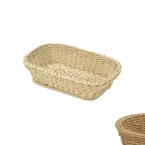 Rectangular Basket Light Beige - pack size 1