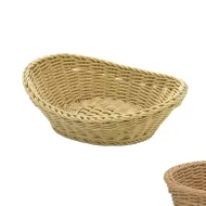 Oval Basket Curved Top Light Beige - pack size 1