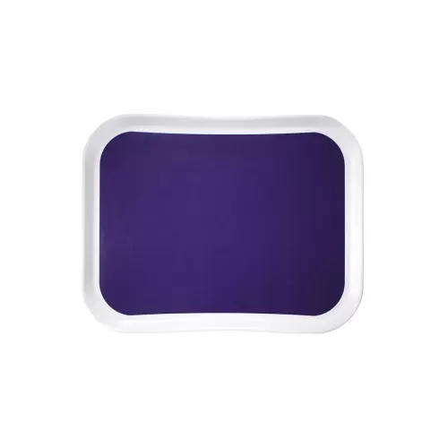 Cambro Versa Lite Polyester Century Fun Aubergine Rectangular Tray 33 x 43cm - pack size 1