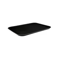 Beaumont Rectangular Black Polypropylene Non Slip Tray 46.2x36cm - pack size 1