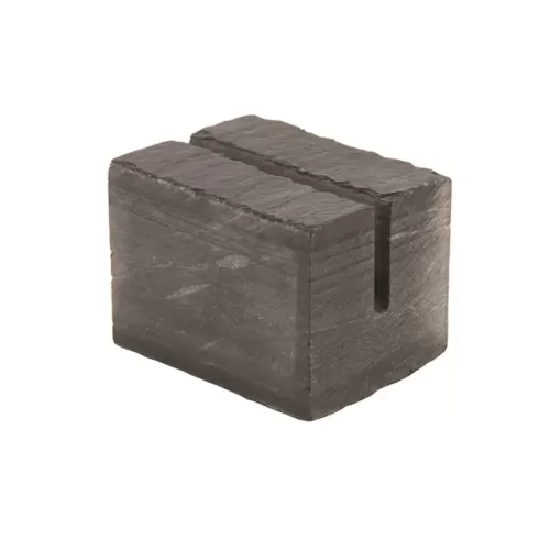 Genware Slate Cube Mini Sign Holder 3 x 2.5cm - pack size 1