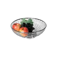 Contacto Stainless Steel Round Bread/Fruit Basket25cm - pack size 1