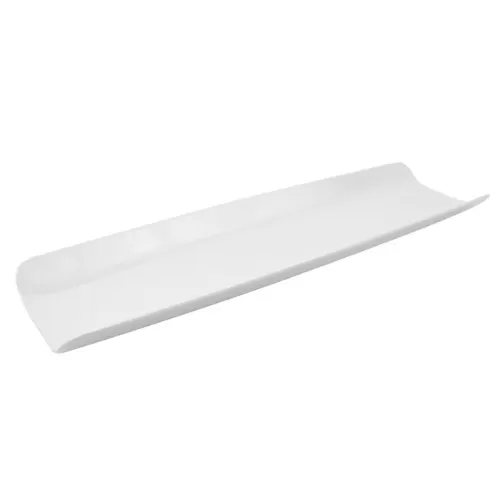 Dalebrook Melamine White Curved 2/4 Gastronorm Tray 53x16.2cm - pack size 1