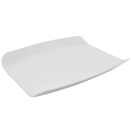 Dalebrook Melamine White Curved 1/2 Gastronorm Tray 32.5x26.5cm - pack size 1